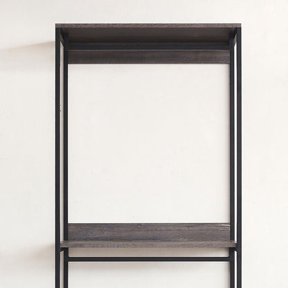 Monica - Farmhouse Industrial Wood Walk In Closet