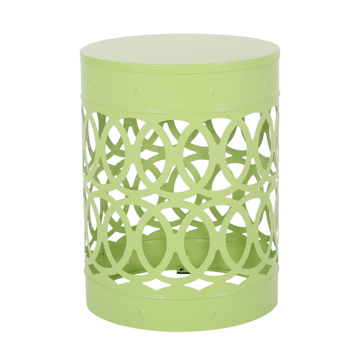Outdoor Metal S/2 End Table