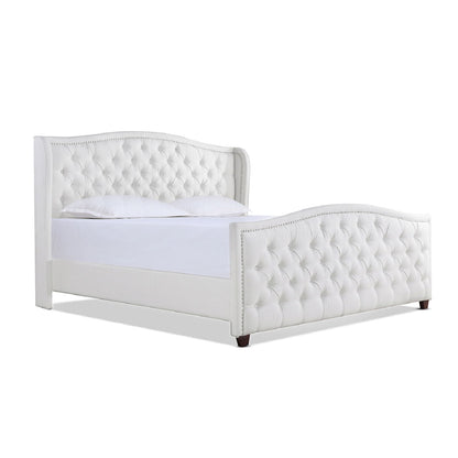 Marcella - Upholstered Shelter Headboard Bed