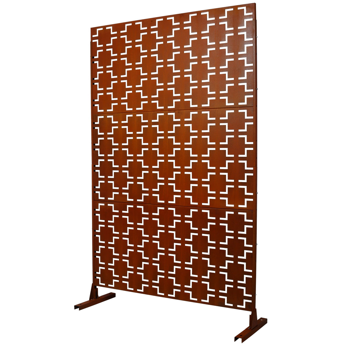 Outdoor & Indoor Metal Privacy Freestanding Decorative Screen