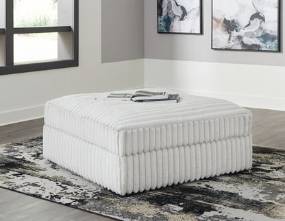Stupendous - Oversized Accent Ottoman - Alloy