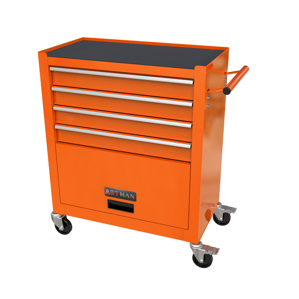 4 Drawers Multifunctional Tool Cart With Wheels