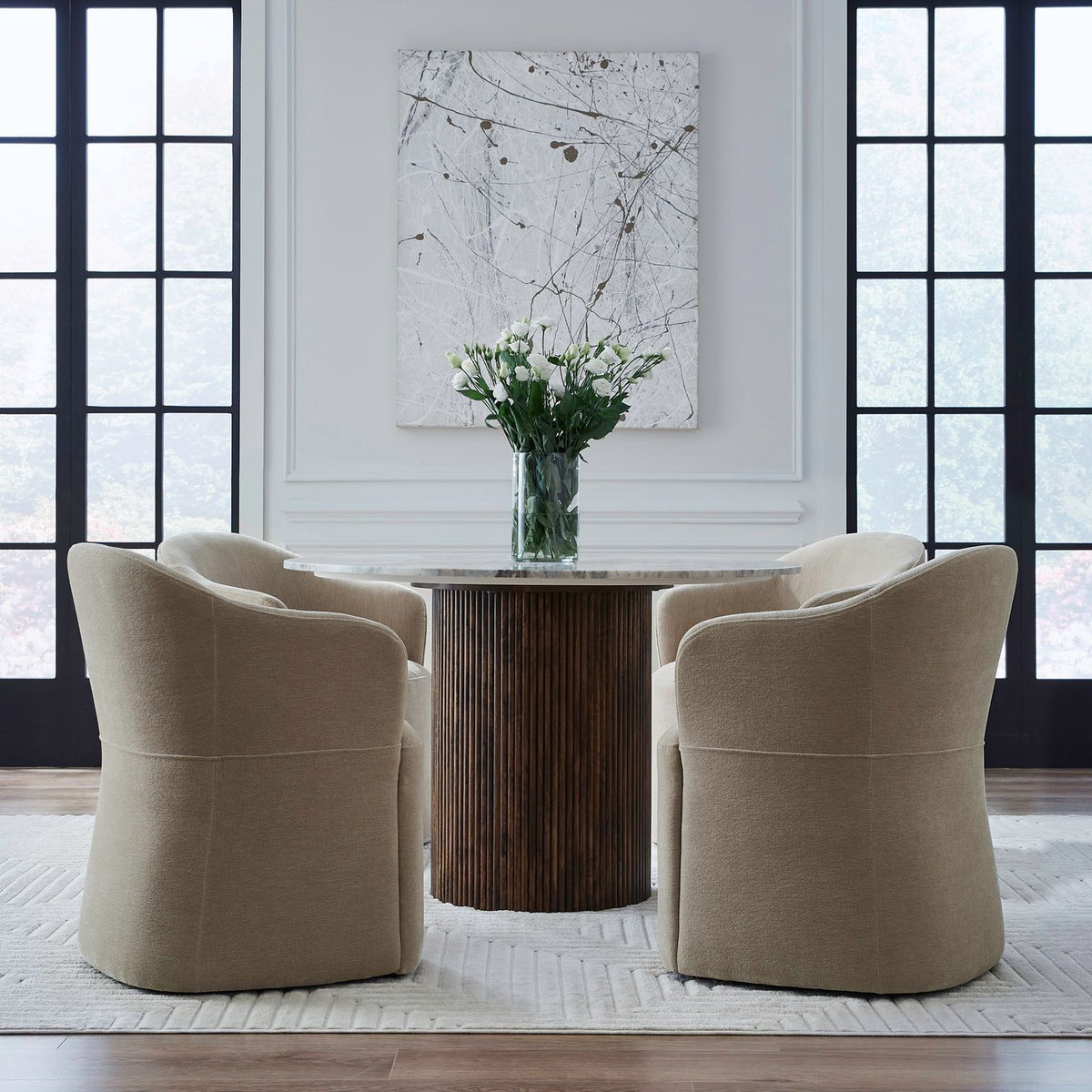 Accent Dining - Accent Chair With Casters
