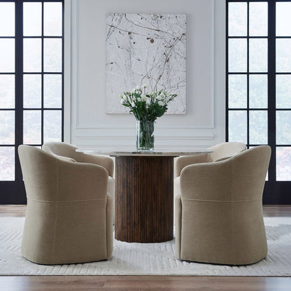 Accent Dining - Accent Chair With Casters