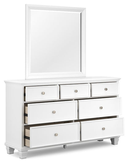 Fortman - Dresser And Mirror - White
