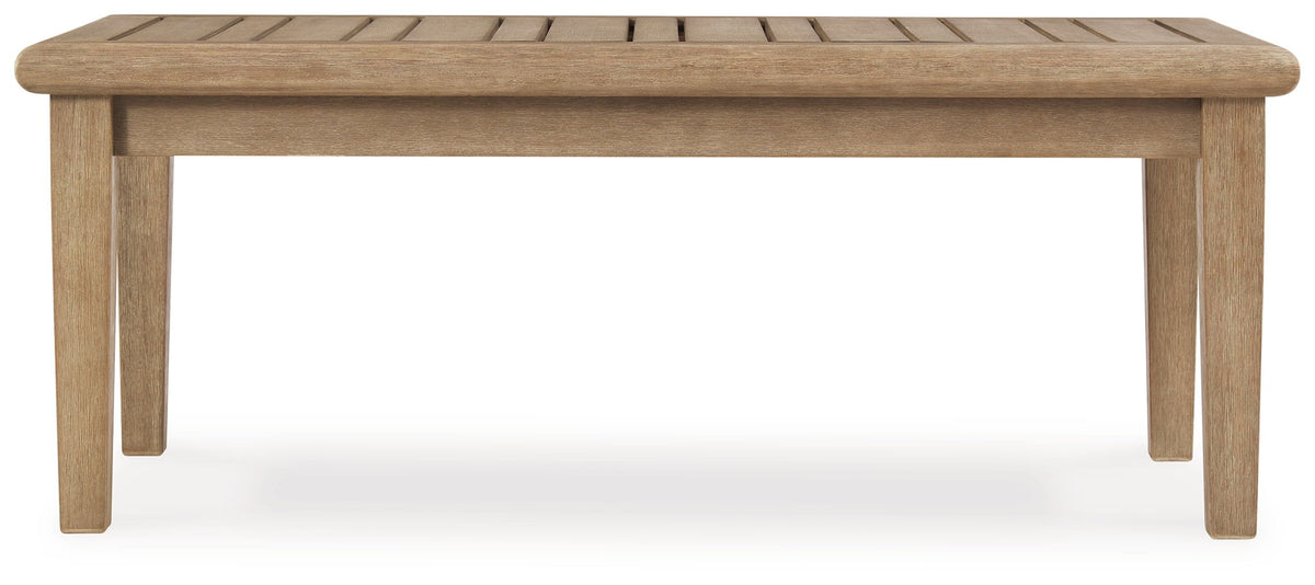 Carter Hall - Rectangular Cocktail Table - Beige