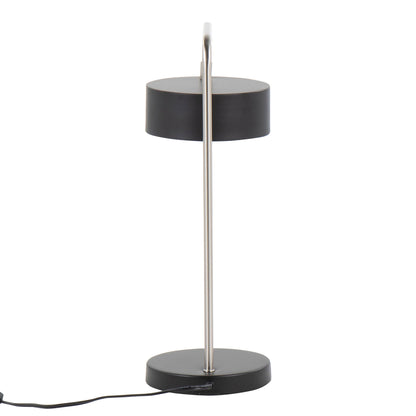 Puck - Contemporary Table Lamp - Nickel