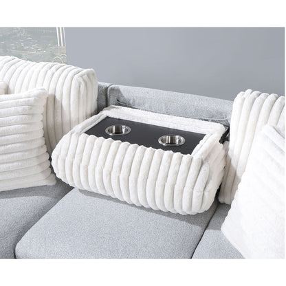 Ford - Reversible Pull Out Sofa Bed - Light Gray