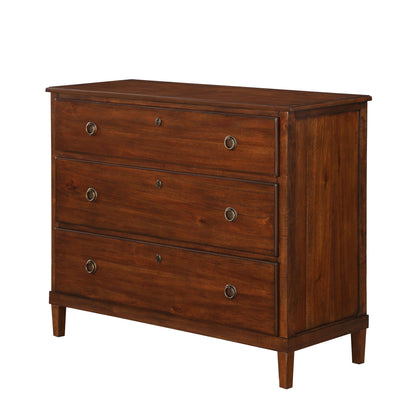 Chamberlin - 3 Drawer Dresser - Brown