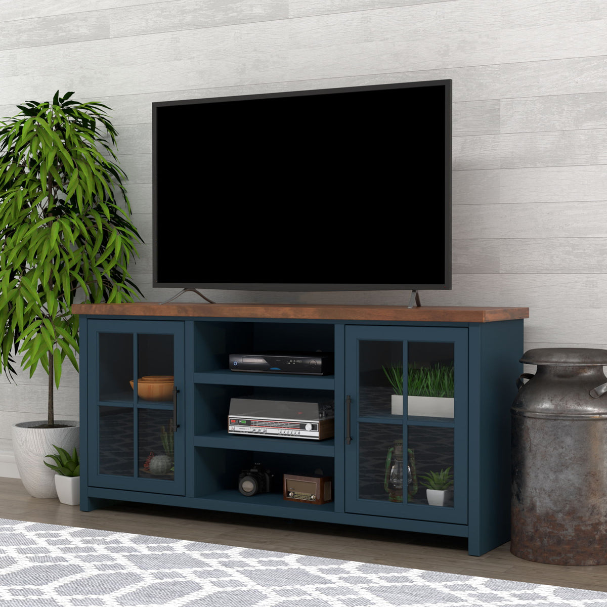 TV Stand Console & Cable Management