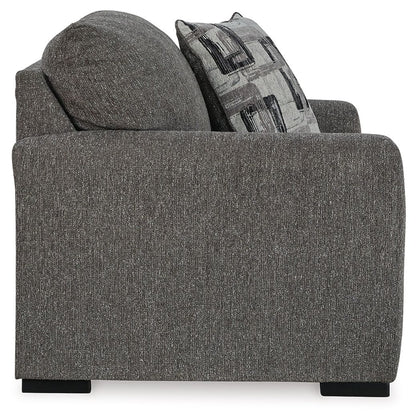 Gardiner - 2 Pc. - Chair And A Half, Ottoman - Pewter