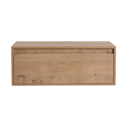 Modern Minimalist Bathroom Cabinet With Soft Close Drawers And Floating Mounting Design