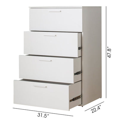 Oliver - Farmhouse Jumbo Chest With 4 Drawer Storage