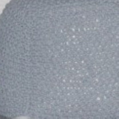 Semi Rounded Pouf, Cable Knitted, Perfect Seating