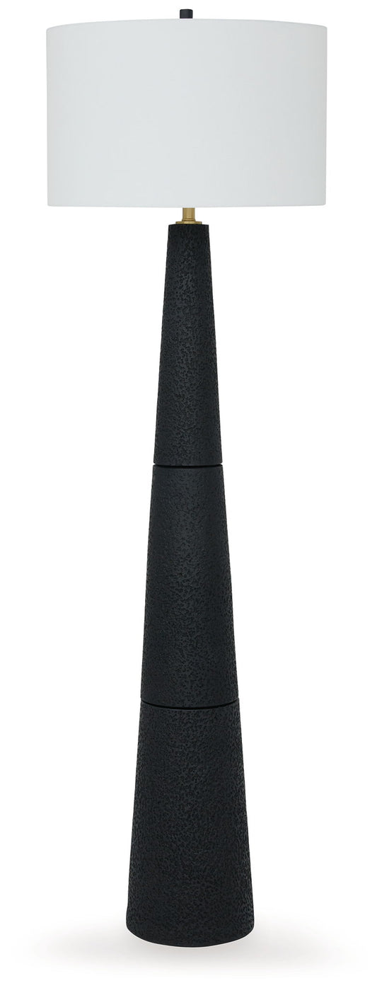 Hallburg - Poly Floor Lamp - Black