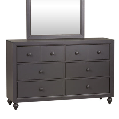 Cottage View - 6 Drawer Dresser - Dark Gray