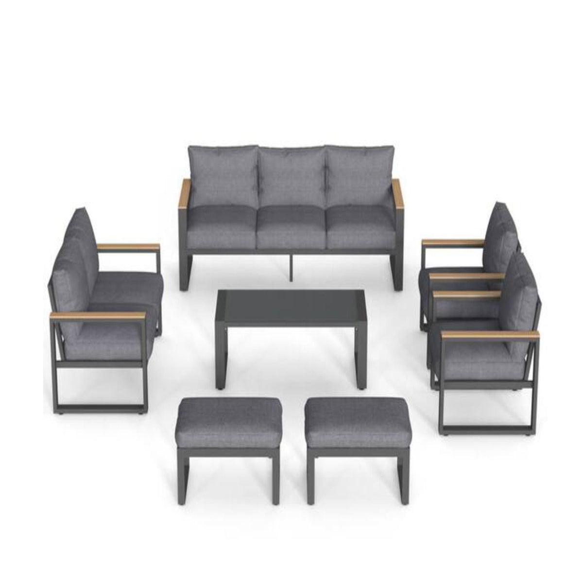 Modern Outdoor Sofa Set With Coffee Table