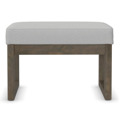 Milltown - Small Ottoman Bench - Stone Gray