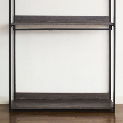 Monica - Farmhouse Industrial Wood Walk In Closet