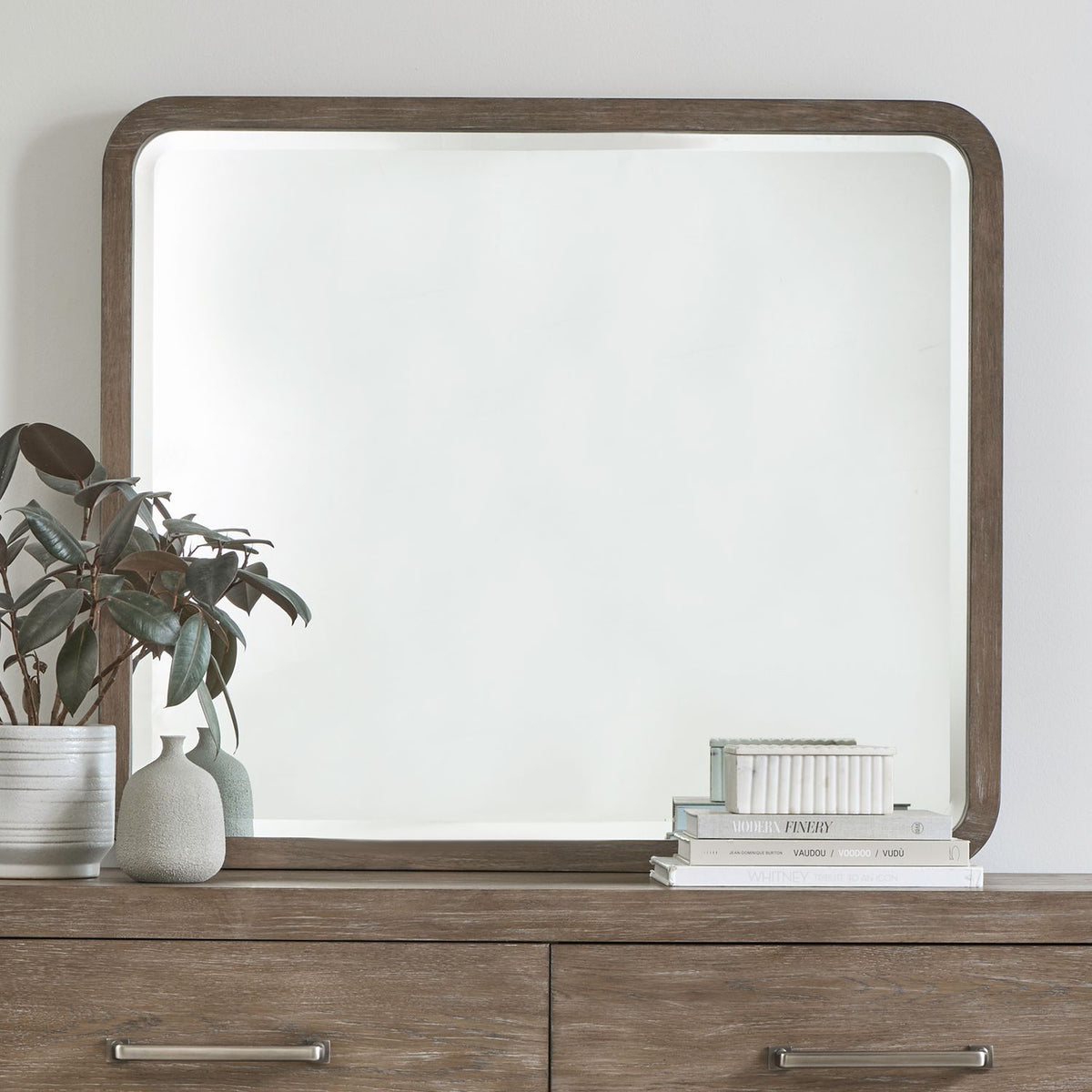 South Bend - Landscape Mirror - Burnished Clay