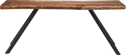 Reese - Live Edge Solid Wood Metal Leg Table
