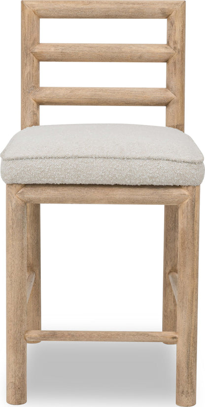 Dorsey - Ladder Back Counter Stool (Set of 2) - Ricotta