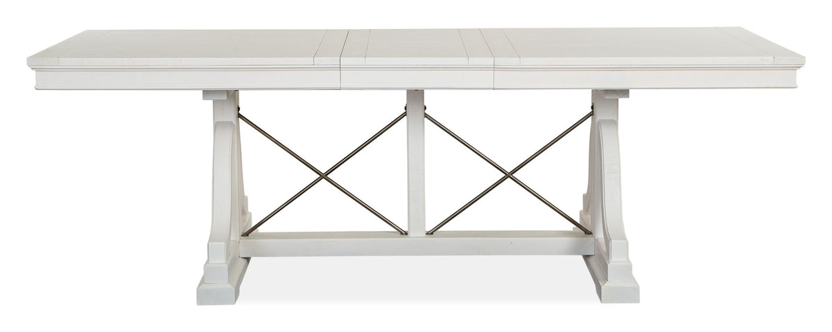 Heron Cove - Extendable Trestle Dining Table Set