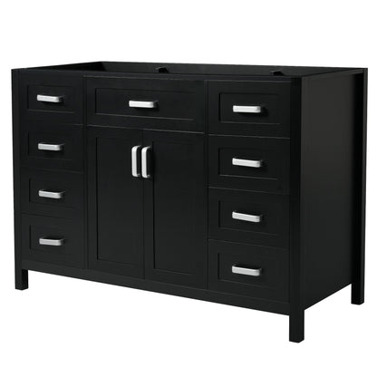 Bathroom Vanity Cabinet Only With 2 Soft Close Doors And 8 Drawers