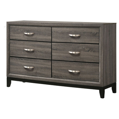 Cabrillo - 6 Drawer Dresser - Gray