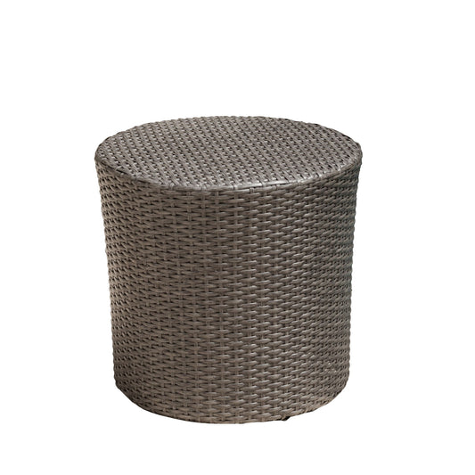 Keaton - Barrel Side Table - Gray