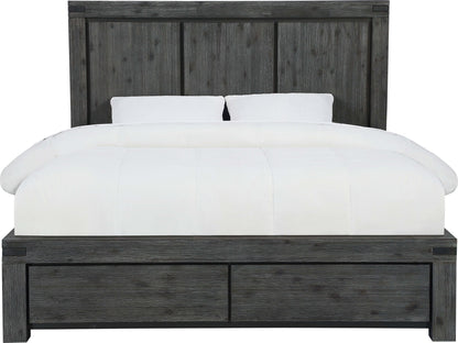 Meadow - Solid Wood Footboard Storage Bed