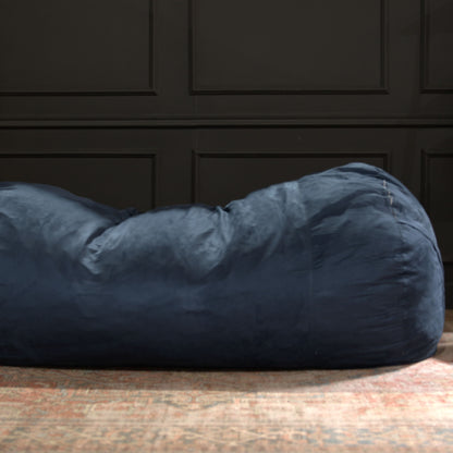Jasper - Traditional Cylindrical Suede Bean Bag