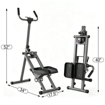 Stair Stepper Machine, Vertical Climber Exercise Equipment With LSD Display