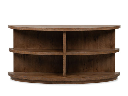 Oswald - Demilune Sofa Table - Brown