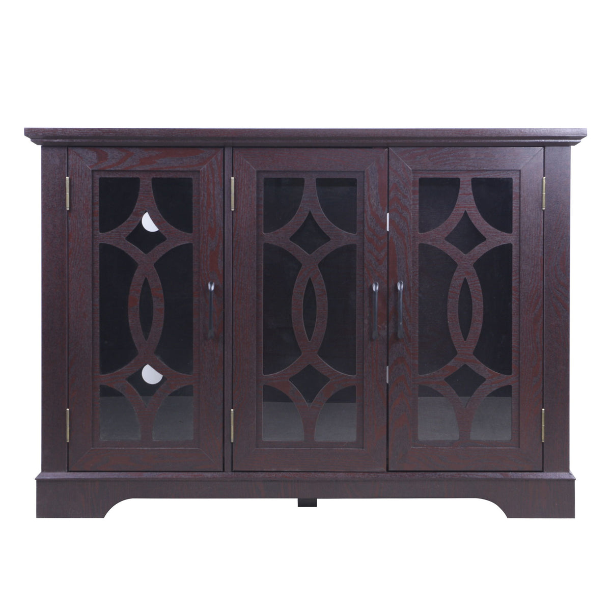 Spacious Sideboard With 3 Doors - Ox Blood Red