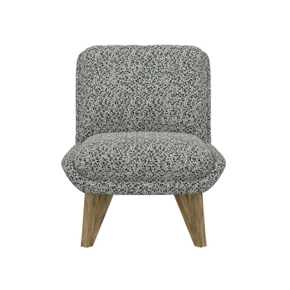 Armless Accent Chair - Dark Navy