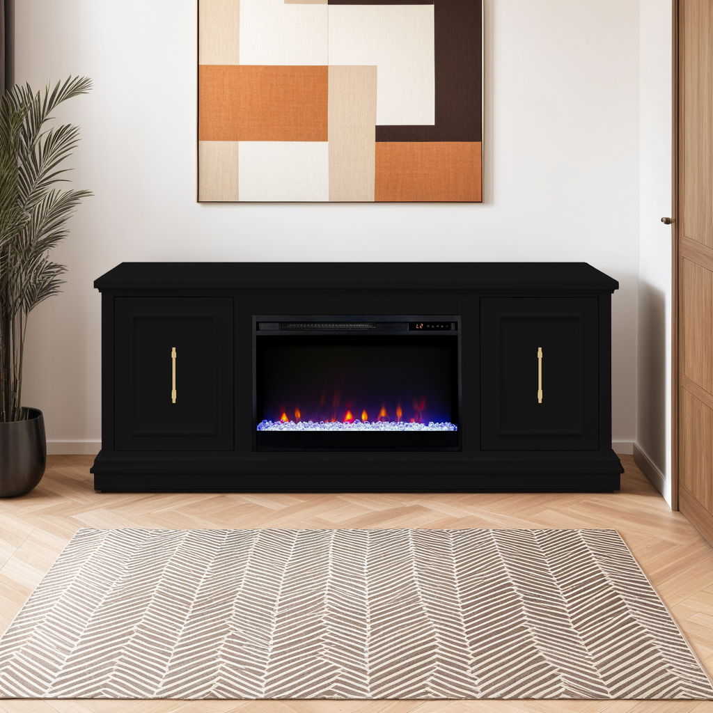 Jordan - Fireplace TV Stand