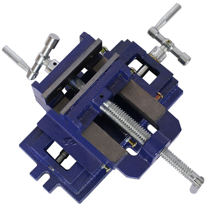 Industrial Quality Cross Slide Vise, Drill Press Metal Milling 2 Way X - Y