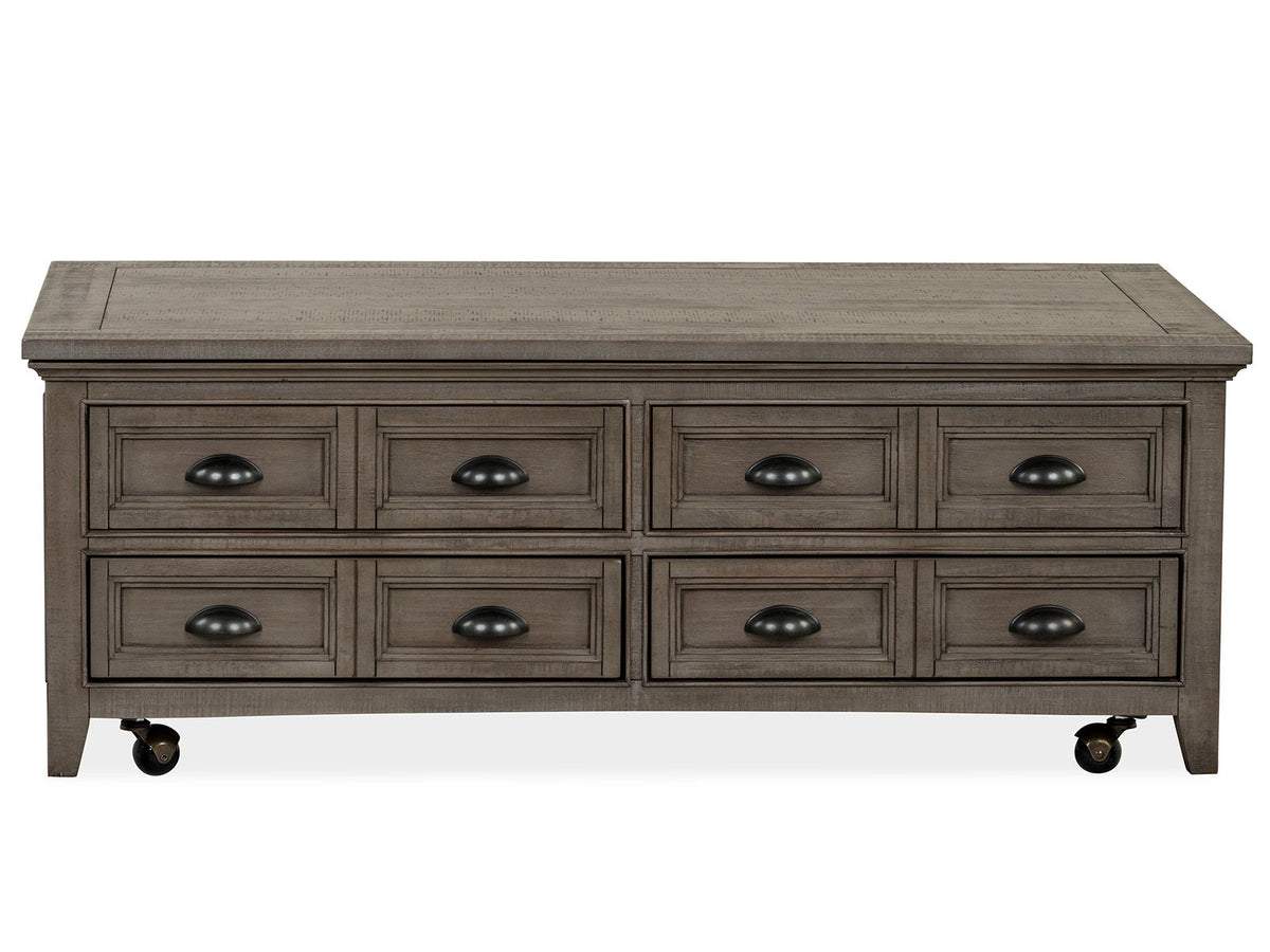 Paxton Place - Lift Top Storage Caster Cocktail Table Set