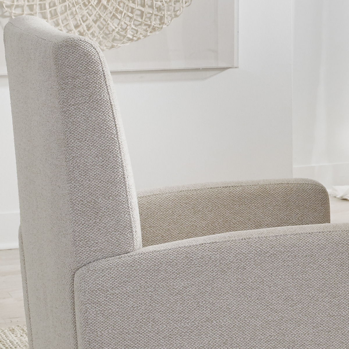 Escape - Dining Upholstered Caster Chair - Mirage Mist