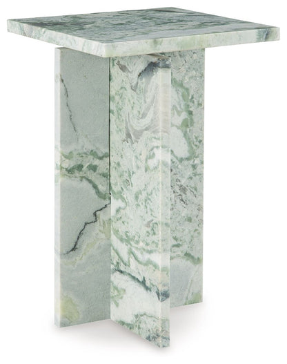 Deaconwell - Accent Table - White / Green