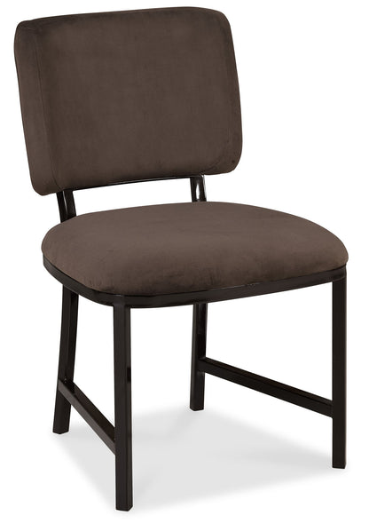 Modern Mosaic - Upholstered Side Chair (Set of 2) - Brown