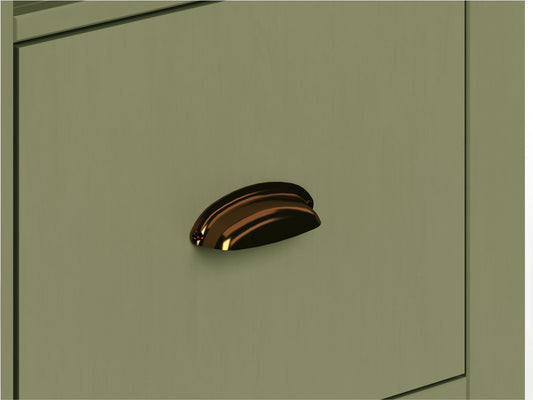 Vineyard - One Drawer File Cabinet - Sage Green / Fruitwood