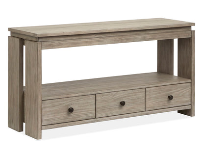 Conrad - Rectangular Sofa Table - Stone Harbor Gray