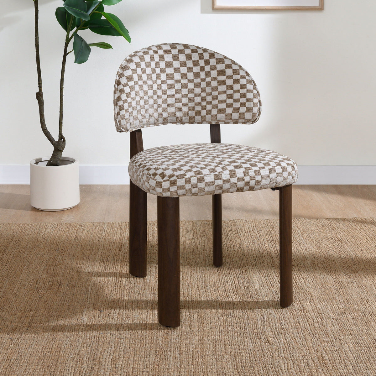 Hilina - Side Chair (Set of 2) - Brown / Walnut