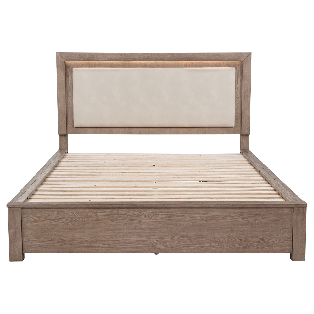Gibbons - LED Storage Bed With Upholstered Headboard
