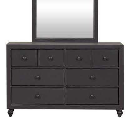 Cottage View - 6 Drawer Dresser - Dark Gray