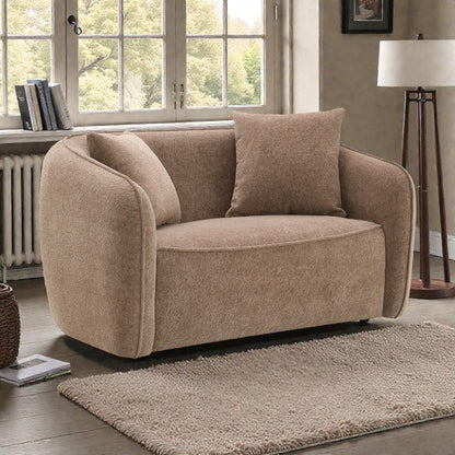 Keith - Loveseat With 2 Matching Color Toss Pillows