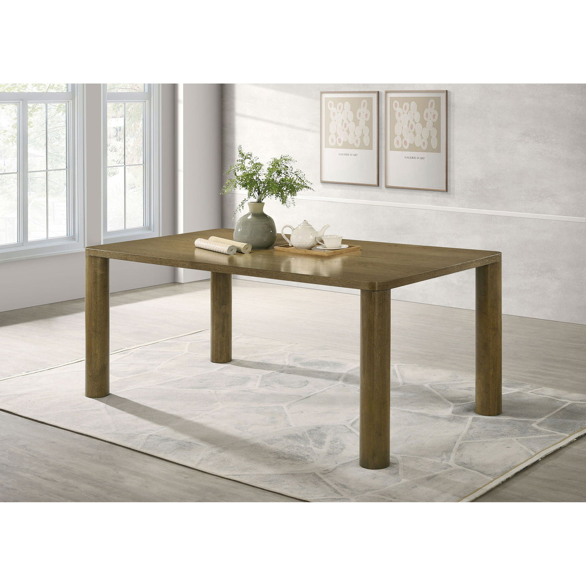 Bryant - Rectangular Dining Table - Brown Oak
