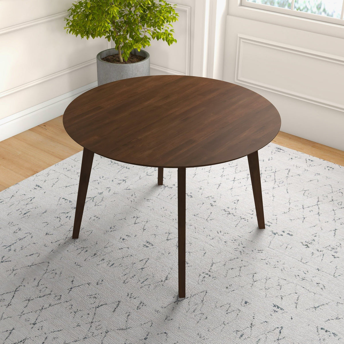 Lara - Dining Table (Walnut) - Brown